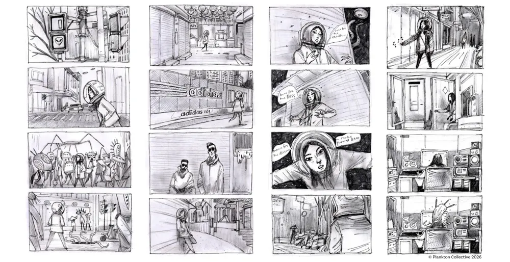 Music video storyboard, part 2